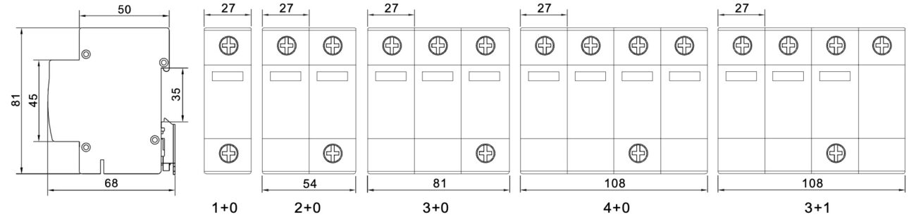 Elektrik Tedarikçim - BY7-20/1+1-275 Aşırı Gerilim Koruma Cihazı Elektrik Tedarikçim - BY7-20/1+1-275 Aşırı Gerilim Koruma Cihazı